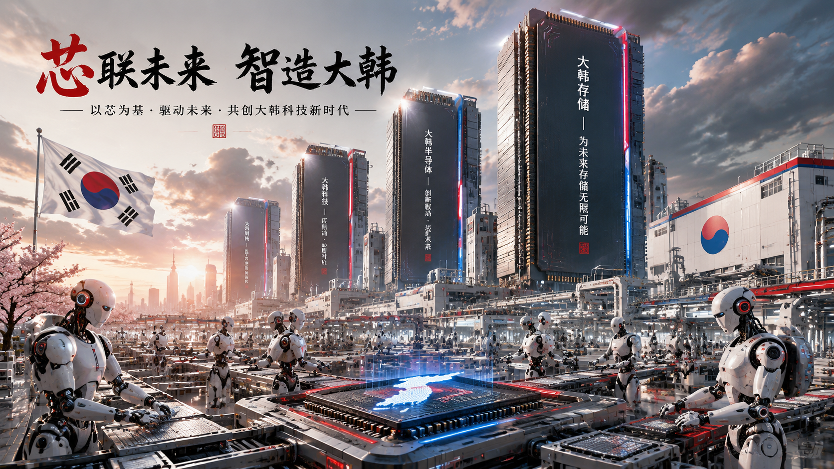 韩国启动1万亿AI军备：HBM产能翻倍+人形机器人国家计划封面