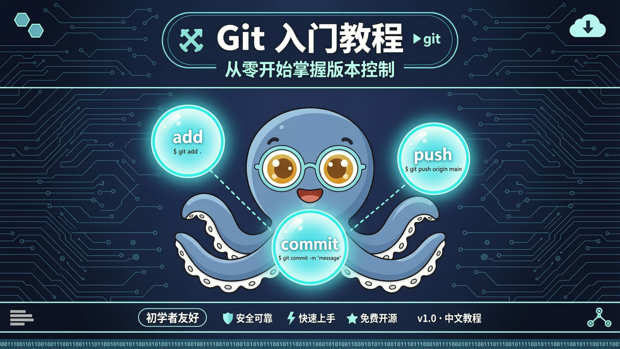 代码「后悔药」怎么吃?Git 入门三招就够了封面