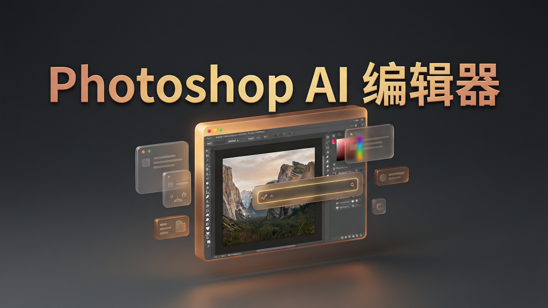 Adobe Photoshop 推出 AI 辅助编辑器：Firefly 把舞台让给 OpenAI、G封面