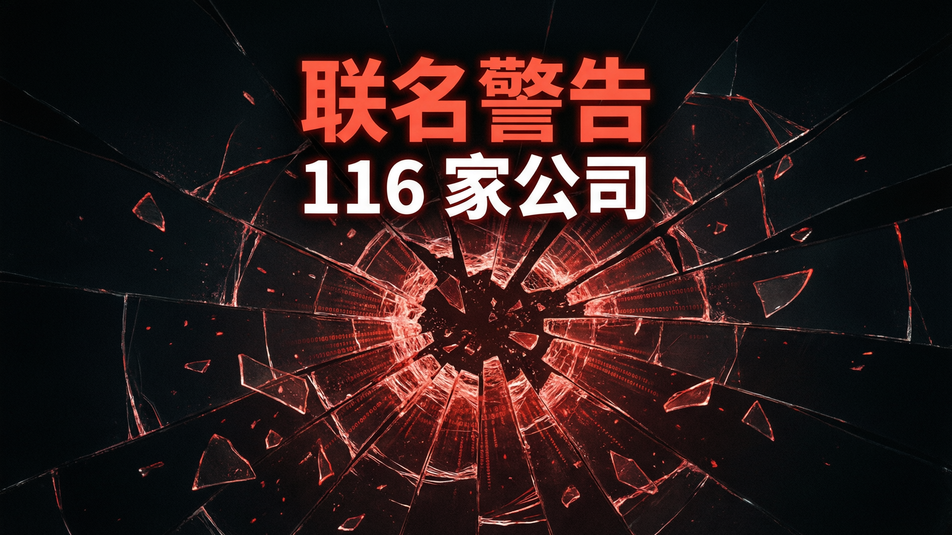 116 家 AI 公司联名警告 rogue AI：OpenAI/Anthropic/Google 罕封面