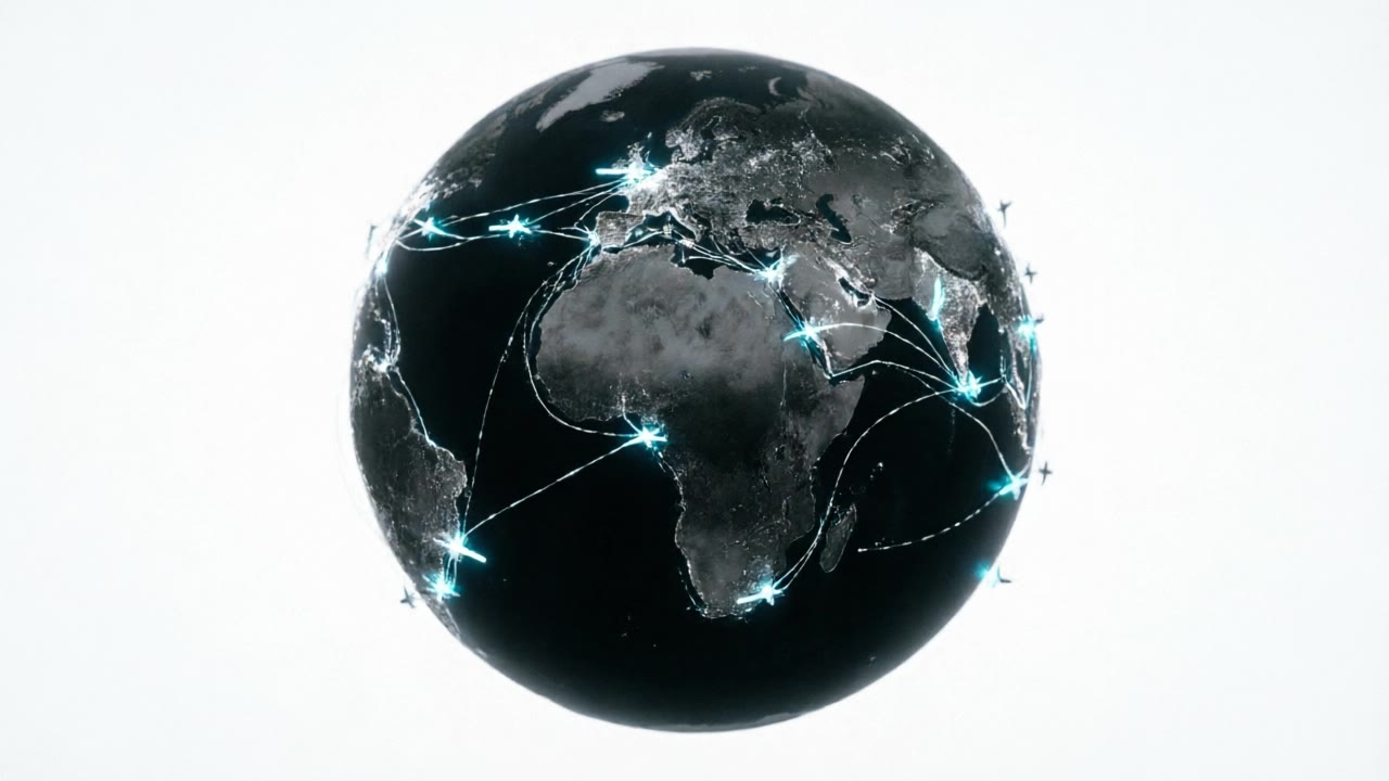 上帝视角开源——在地球仪上追踪飞机和船只配图