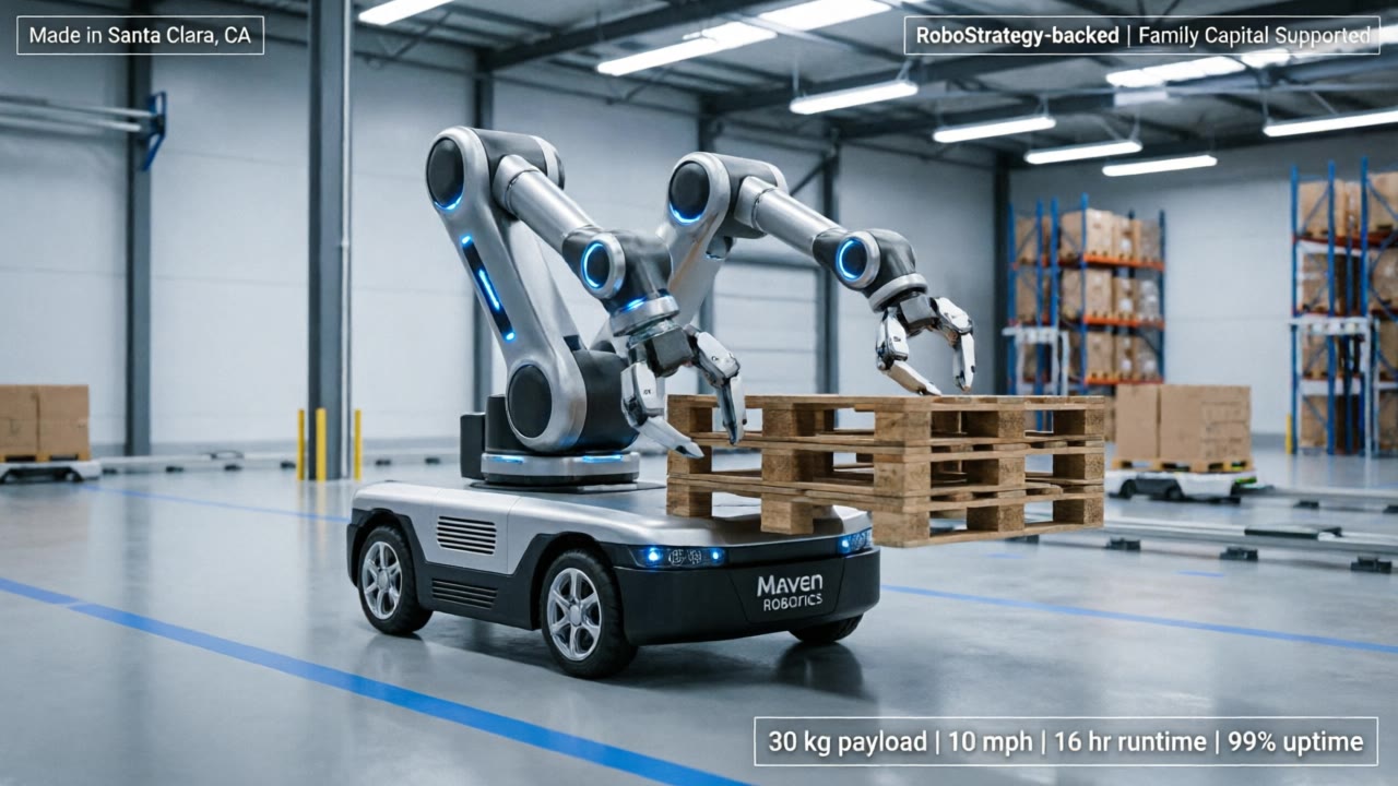 Maven Robotics 走出隐身模式：1 亿美元 A 轮融资背后的机器人商业化野心封面