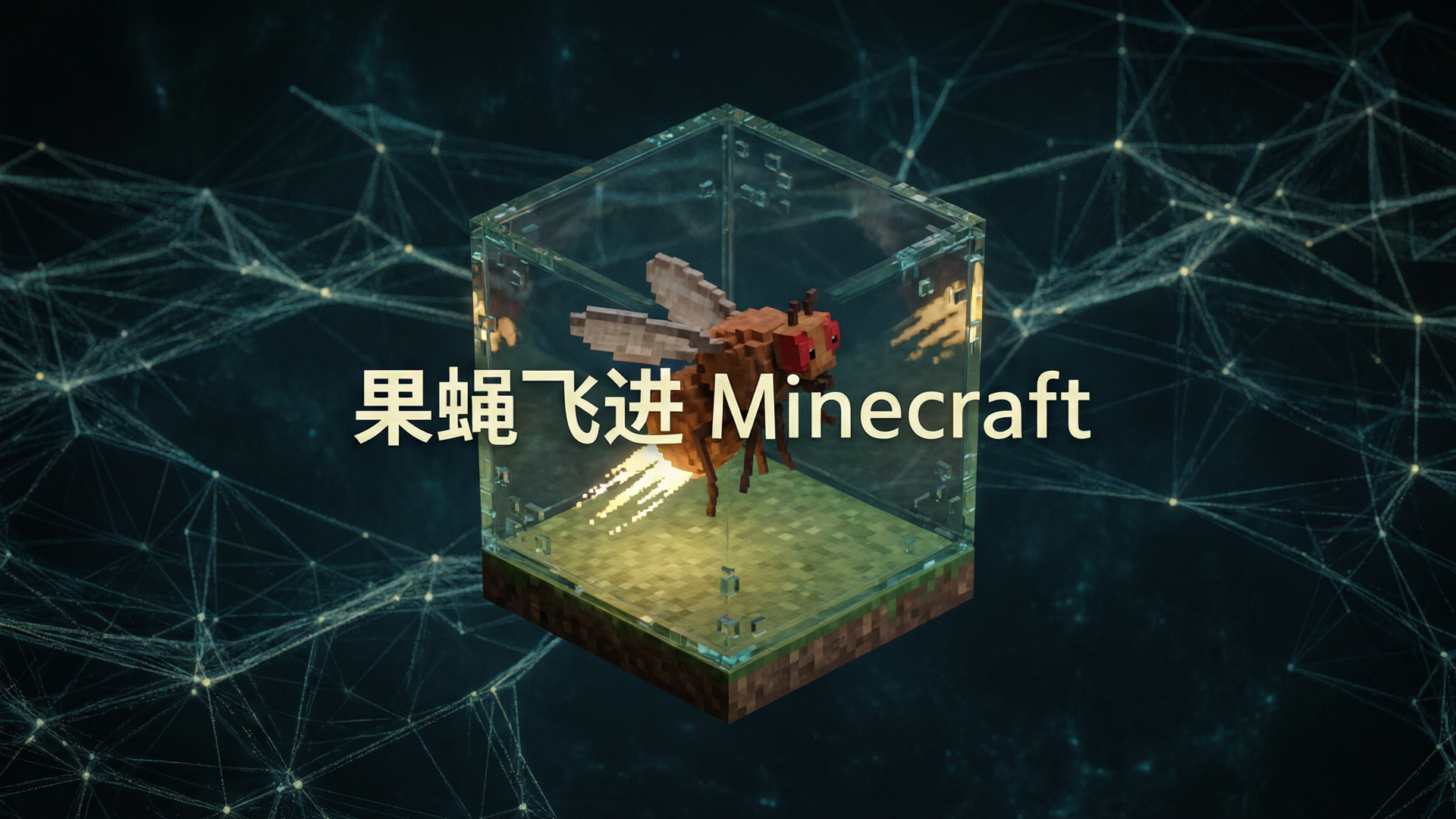 果蝇版《黑客帝国》来了：166700 个神经元开源脑图谱，2 天跑进 Minecraft封面