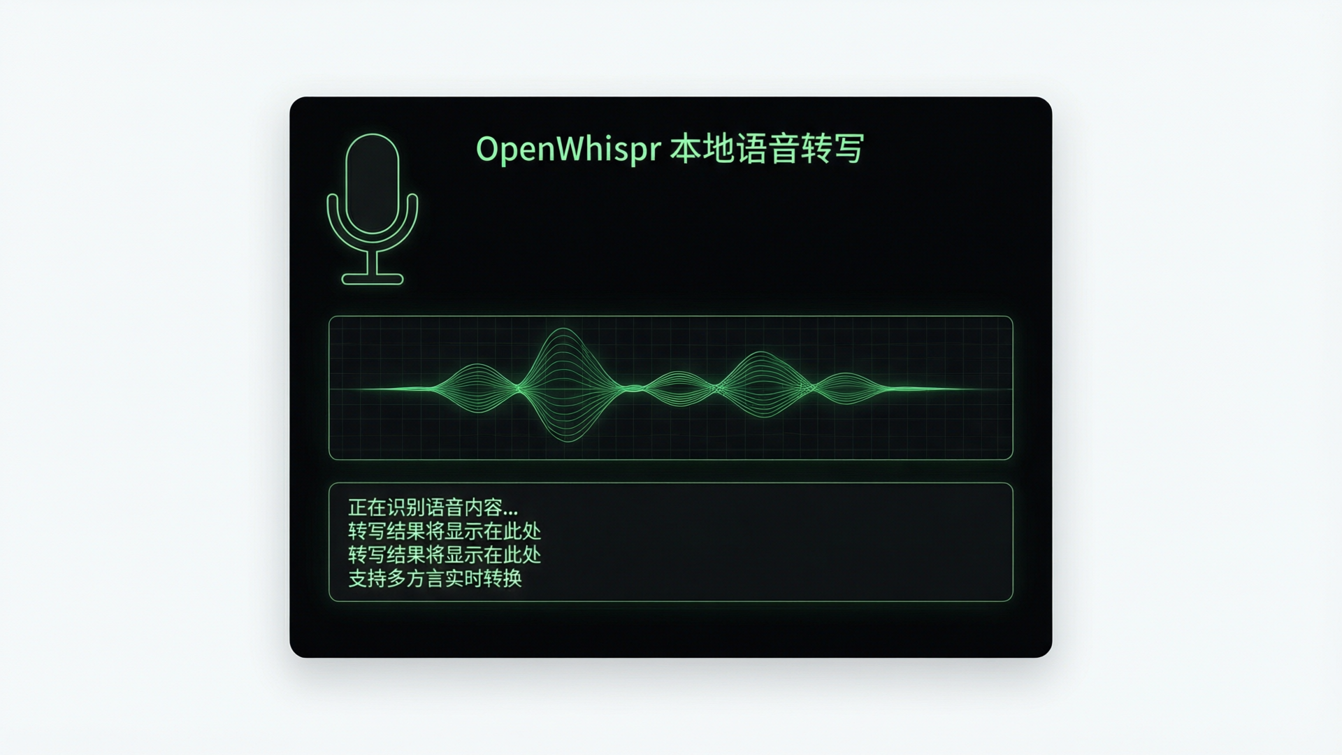 OpenWhispr 一天涨 225 星：把语音转写从云端拉回本地，Parakeet/Whisper封面