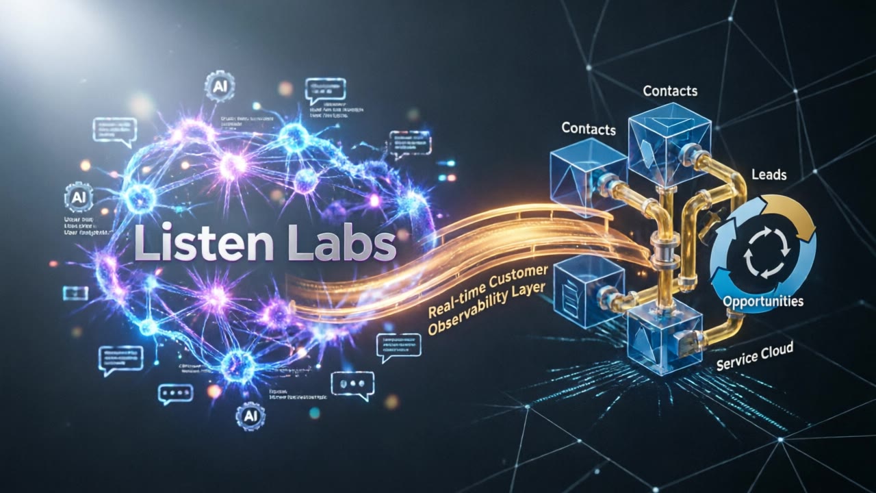 Listen Labs 撕毁 15 亿融资，等 Salesforce 20 亿收购配图